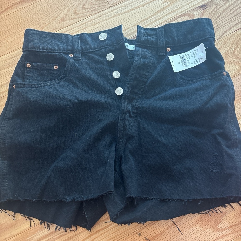 Black Women’s jean shorts